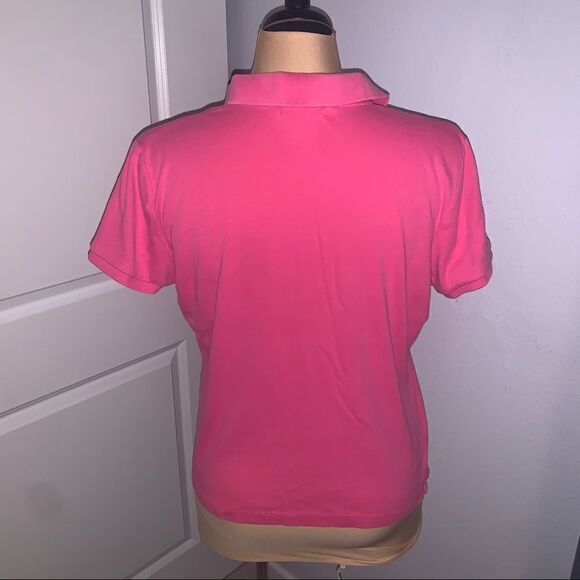 Lauren Ralph Lauren Hot Pink Polo - Picture 4 of 5